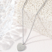 Allah islamique arabe bijoux musulmans pendentif coeur en acier inoxydable bijoux de mode colliers coran 2024 vente en gros