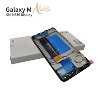 Pack de service d'assemblage d'origine LCD M336 pour téléphone mobile Samsung Galaxy M33 5G Pièces réparées LCD avec cadre de boîtier