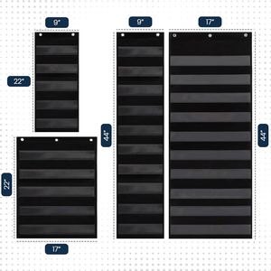 แผ่นชาร์ทแบบพกพาสำหรับห้องเรียน ขนาด 9"x22" 9"x44" และ 17"x22" 17"x44" สีดำ สำหรับอุปกรณ์สำนักงานและโรงเรียน คุณภาพดี ทนทาน หลากหลายขนาด - Product Image 2