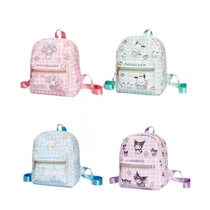 Sanrio Cinnamoroll Kuromi My Melody Mini petit sac à dos mignon pour enfants Shopping en plein air sac de rangement étanche portable