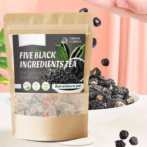 ชาห้าสมุนไพร<span class=keywords><strong>ดำ</strong></span> OEM 125 กรัม ชาสมุนไพรบำรุงสุขภาพจากธรรมชาติ  ไม่มีคาเฟอีน ชาเพื่อสุขภาพประจำวันสำหรับชายและหญิง - Product Image 5