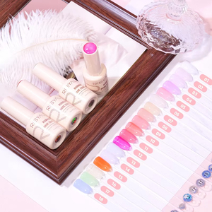 เจลยางเบสสี 18 สี ขนาด 15 มล. แบบทูอินวัน ใช้เป็นไพรเมอร์และวานิช เจลติดทนนานสำหรับตกแต่งเล็บ - Product Image 2