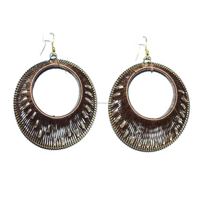 Pendientes colgantes americanos de nueva moda para mujer, regalo para mamá, pendientes de flores pintados a mano para mujer, estilo bohemio - Product Image 6