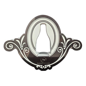 <b>Remote</b> Control RGB LED Wine Bottle <b>Holder</b>, Decorative Floral Acrylic Luminous Champagne Display Base - Product Image 5