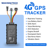 Dispositivo Rastreador GPS 4G para Vehículos con Tarjeta SIM, Rastreo Mundial a través de Aplicación Inteligente para Propietarios de Autos y Motos, con Alerta de Velocidad
