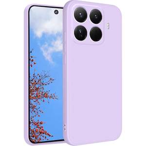 Coque de téléphone pour 15T Pro 5G, en Silicone, douce au toucher, violette, fine, résistante aux chocs - Product Image 1