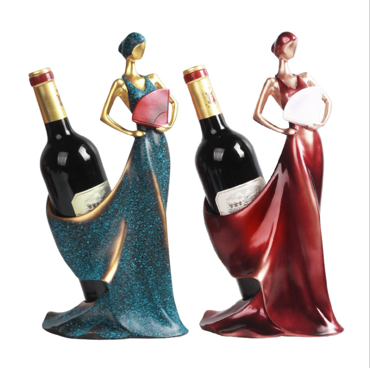 Индивидуальный держатель для винной бутылки, статуэтка из смолы, стойка, домашний олень, животное, смешная лошадь, слон, одинарная стойка для винных бутылок