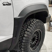 Byd Shark 6 Pickup için Oto Yan Çamurluk Kaplama Döşemesi Gövde Parçaları Tekerlek Kaşlığı Mat Siyah Tekerlek Davlumbazı