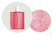 Gel Douche Hydratant Infusé à la Fleur de Cerisier avec des Ingrédients Végétaux pour l'Hydratation, le Soin des Pores et la Réduction de l'Excès de Sébum