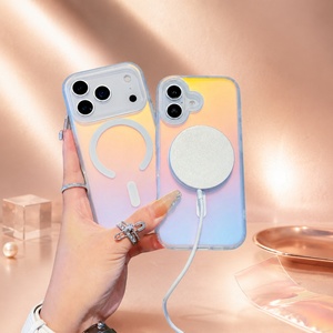 Funda Magnética para Teléfono con Diseño Degradado para iPhone - Product Image 4