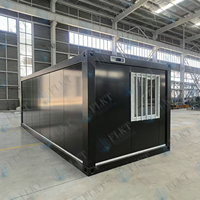 FLKT Quick Install 2.0mm Z-Shaped Folding Room 20ft Prefabricated Modular Flat Pack Container House for Mobile Office Tiny Home