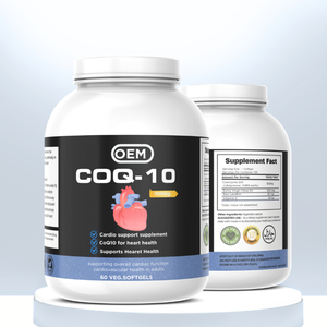 Cápsulas de Coenzima Q10 Originales OEM/ODM, Vitaminas Veganas para la Salud del Corazón, Potenciador de Energía, 60/90/120 Unidades para Adultos - Product Image 1