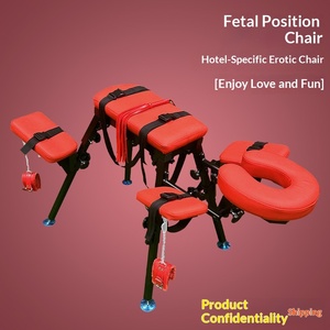 Chaise multifonctionnelle <span class=keywords><strong>SM</strong></span> pour couples, modèle Honeysuckle Octopus, pour positions inclinées et sur le ventre, avec dispositifs de bondage et de retenue, pour le plaisir passionné. - Product Image 2