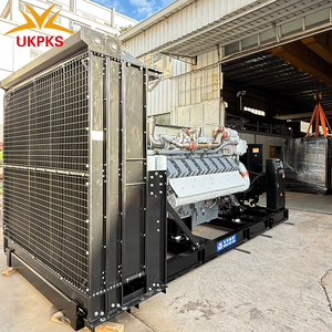 เครื่องกำเนิดไฟฟ้าดีเซลแบบโครงเปิด 1200 กิโลวัตต์ 1500 กิโลโวลต์แอมแปร์ กระแสสลับสามเฟส ระบายความร้อนด้วยน้ำ - Product Image 4