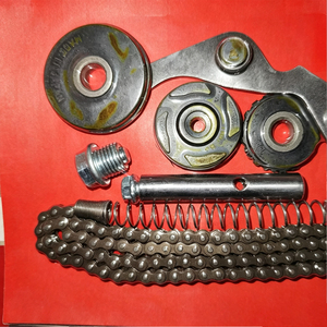 Kit de distribución de motor <span class=keywords><strong>SNOR</strong></span> JH70/WIN100 para motocicleta, tensor de cadena, rueda guía y conjunto de piñón para piezas Honda Cub CD70 - Product Image 5