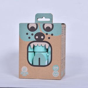 Bolsas de Caca para Perros Ecológicas, de Lujo, Sin Perfume, Biodegradables, Impermeables, Personalizadas, Reutilizables, con Diseño de Dibujos Animados, Duraderas, con EPI y Asa - Product Image 3