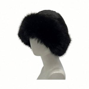 Sombrero de Pescador de Piel Sintética Cálido y a la Moda, en Oferta, Colorido, Grueso para Invierno, de Color Sólido y Felpa - Product Image 2