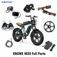 Pièces détachées complètes Superbsail : contrôleur d'éclairage, moteur, chargeur, écran, accélérateur pour vélos électriques Engwe EP-2 Pro/ENGWE Pro/L20/M20