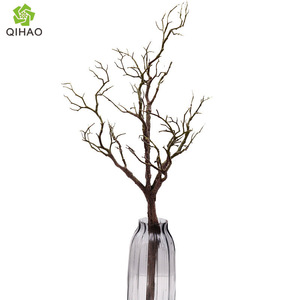 QIHAO Branches d'arbre artificielles, 10 têtes, en plastique vert, faites à la main, décoratives pour la maison et les accessoires de mariage - Product Image 5