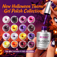 RONIKI Nouvelle Arrivée Kit de Vernis à Ongles Gel Halloween Nouveau Vernis Gel UV LED Marque Privée OEM pour Salon de Manucure