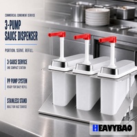 Distributeur de Ketchup en Plastique Style Z Heavybao pour la Restauration – Station de Distribution de Sauces et Condiments pour Restaurants