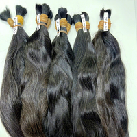 Extensions de cheveux humains bouclés de qualité supérieure, grade Remy, ondulés, avec pointes nano et micro-liens, double trame, toutes couleurs