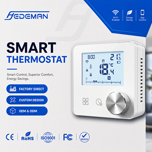 <span class=keywords><strong>Termostato</strong></span> HEDEMAN <span class=keywords><strong>per</strong></span> Caldaia a Gas con Pulsanti Touch e Controllo a Manopola, <span class=keywords><strong>Termostato</strong></span> Digitale Programmabile - Product Image 1