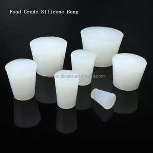 Cheap White Nature Rubber Stopper For Sealing Rubber Bung