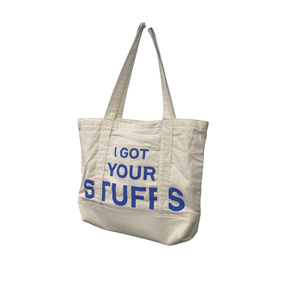 Reusable Cotton Canvas Grocery Shopping Tote <b>Bag</b> Custom Logo Size Printed Eco Friendly <b>Recycled</b> Lifestyle <b>Bags</b> - Product Image 2