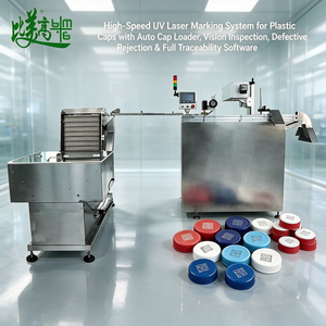 Système de marquage laser par code QR pour bouchons de biberons à alimentation automatique, collecte et tri des données, utilisation pour les produits alimentaires, les boissons, les produits chimiques quotidiens et les cosmétiques - Product Image 5