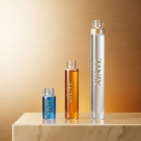 Vente en gros de flacons de parfum portables de 2 ml, 3 ml, 5 ml, 10 ml, rechargeables, mini flacons d'échantillon de parfum en verre avec boîte en carton personnalisée