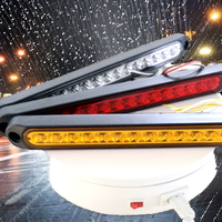 Nouvelles barres de feux arrière LED étanches UV PC 24V E-Mark pour camions, remorques et VR, 15 LED, pour rénovation/amélioration, garantie 365 jours