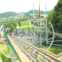 Parc d'attractions Manèges alpine pipe slide roller coaster Mountain Alpine Roller Coaster