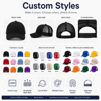 Gorra de Béisbol Premium de 6 Paneles, Gorra Deportiva de Secado Rápido, Gorra para Correr Transpirable de Alta Calidad, Logotipo Personalizado al por Mayor