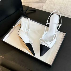 รองเท้าผู้หญิงแบรนด์ดีไซเนอร์ ทันสมัย น้ำหนักเบา สวมใส่สบาย คุณภาพสูง คลาสสิก รองเท้าส้นสูงหัวแหลม สวยหรู - Product Image 4
