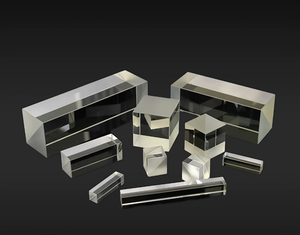 직사각형 미니 접착 BK7/K9 석영/사파이어 광학 유리 측량 검사 프리즘 90% 투명 개구부 60/40 표면 품질 - Product Image 1