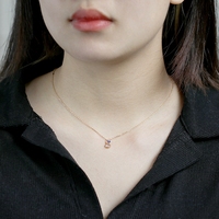 Emotional Factory Collier en argent sterling 925 plaqué or 14 carats pierre précieuse spinelle bleue cage à oiseaux Cage petits coquillages