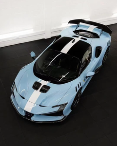 Kit carrosserie en fibre de carbone sèche de haute qualité pour <span class=keywords><strong>Ferrari</strong></span> SF90, amélioration SF90 XX : Pare-chocs, jupes latérales, diffuseur arrière, lèvre avant - Product Image 3