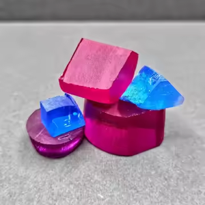 Personalizable directo de fábrica YAG piedra láser varillas Color laboratorio crecido zafiro materia prima rugosa instrumentos ópticos - Product Image 2