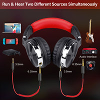 Casque supra-auriculaire OneOdio Pro 10 avec microphone filaire, vente directe d'usine, technologie de partage de port pour la musique et les jeux