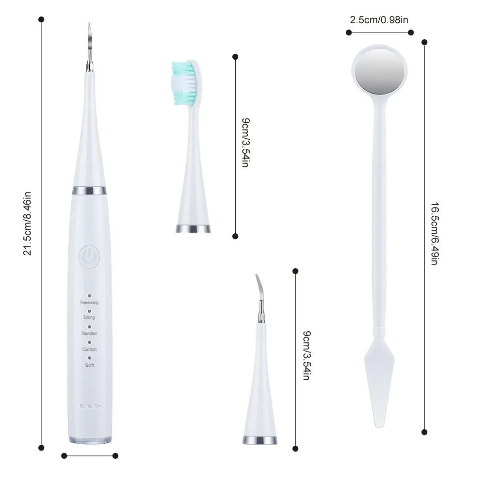 IPX6 su geçirmez Sonic elektrikli diş fırçası şarj edilebilir yedek kafaları Set şarj edilebilir diş fırçaları yedek kafaları Set