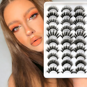 <span class=keywords><strong>Faux</strong></span> <span class=keywords><strong>cils</strong></span> en fourrure de vison 3D faits à la main, sans ingrédients cruels, naturels et doux, longueur naturelle, vente en gros - Product Image 2