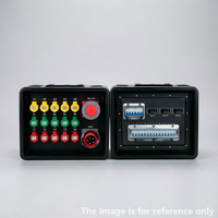 Caja de Distribución de Energía Industrial Compacta y Portátil de 15x16A 1x32A con Medidor Digital Doble para Iluminación/Sonido de Escenario, Resistente a la Intemperie IP55