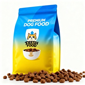 ถุงฟอยล์อะลูมิเนียมกันความชื้นกันความร้อนสำหรับอาหารสัตว์เลี้ยงมีซิปรูดเปิดปิดได้ - Product Image 3