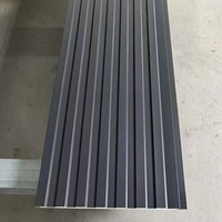 Panneau mural métallique écologique de 43 kg/m³ de densité pour hôtel, entrepôt, chambre froide, décoration extérieure et intérieure
