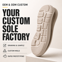 Semelle extérieure en EVA beige ultralégère pour la fabrication de baskets décontractées, amorti nuageux, semelle souple, usine OEM ODM, conception personnalisée