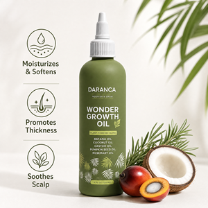 Aceite de Crecimiento Natural Hidratante 5 en 1 de Romero, Batana, Coco y Ricino, Orgánico, Puro, Herbal, Personalizado, a Granel, de Marca Privada - Product Image 3