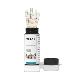 Bandelettes réactives pour l'<span class=keywords><strong>analyse</strong></span> d'urine animale à usage domestique Vet 12, équipement de test à 12 paramètres pour chiens et chats - Product Image 3
