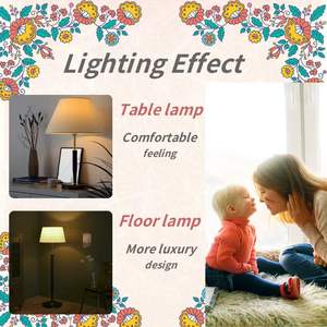 Style europé<span class=keywords><strong>en</strong></span> industriel <span class=keywords><strong>en</strong></span> <span class=keywords><strong>bois</strong></span> à 1 <span class=keywords><strong>pied</strong></span> lumière LED lampadaire tissu <span class=keywords><strong>abat</strong></span>-<span class=keywords><strong>jour</strong></span> <span class=keywords><strong>pour</strong></span> salon chambre salle d'étude hôtel E27 Base - Product Image 6