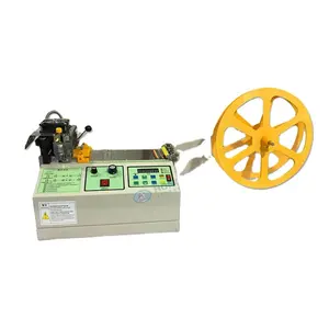 Automatic Computer Strip Webbing Fabric Paper Hot Balde Cutting Machine